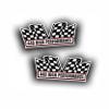 2X Engine Window Air Cleaner Sticker Decal 440 High Performance for V8 Street, Race, Classic Muscle Car, Compatible with Dodge Chrysler Plymouth 5x2.25 inch view 1