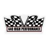 2X Engine Window Air Cleaner Sticker Decal 440 High Performance for V8 Street, Race, Classic Muscle Car, Compatible with Dodge Chrysler Plymouth 5x2.25 inch view 2