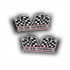2X Engine Window Air Cleaner Sticker Decal 390 High Performance for V8 Race, Classic Muscle Car, Compatible with American Motors AMC AMC Javelin and Ford 5 x 2.25 inch view 1