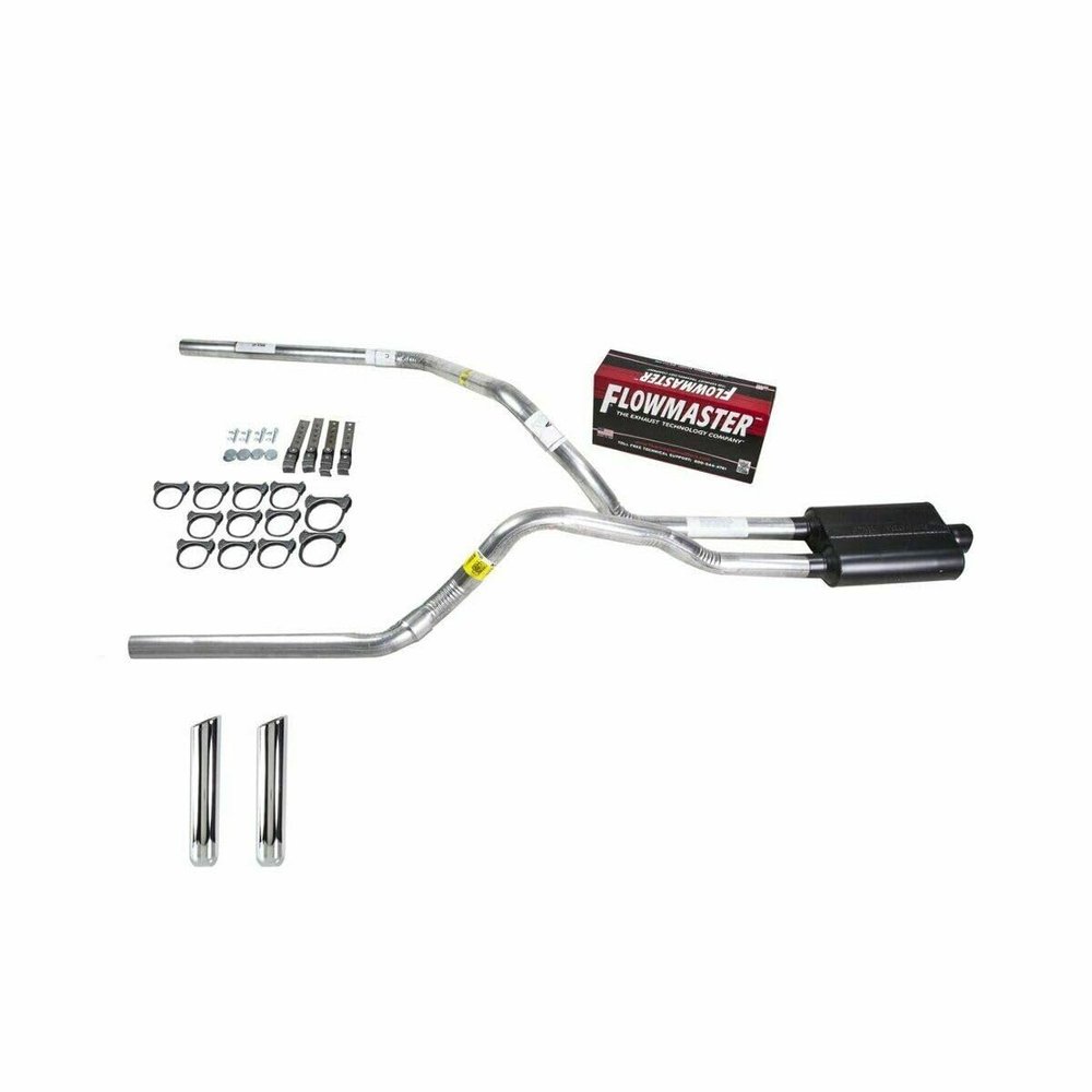 Truck Exhaust Kits - DIY Dual Exhaust System 2.5" Mandrel Bent Pipe