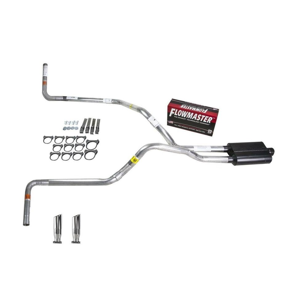 Truck Exhaust Kits - DIY Dual Exhaust System 2.5" Mandrel Bent Pipe