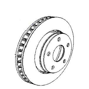 Mopar 5206 0137AB, Disc Brake Rotor
