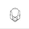 Quicksilver 8M6010325 4.2L Base Gasket view 1