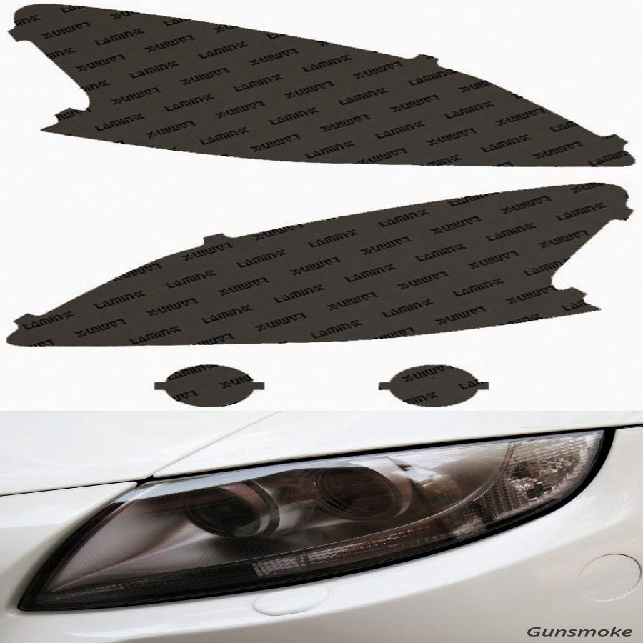 Lamin-x Custom Fit Gunsmoke Headlight Covers for Nissan Sentra (13-15)