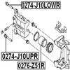 44126Jy00A - Cylinder Piston (Rear) For Nissan view 2