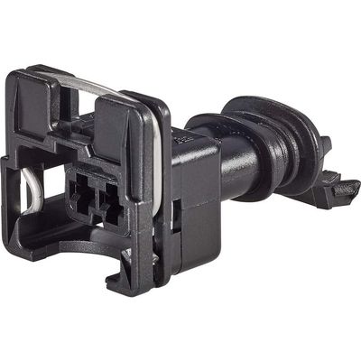 282762-1, Conn Housing RCP 2 POS 5mm Crimp ST Cable Mount Black Bag Automotive