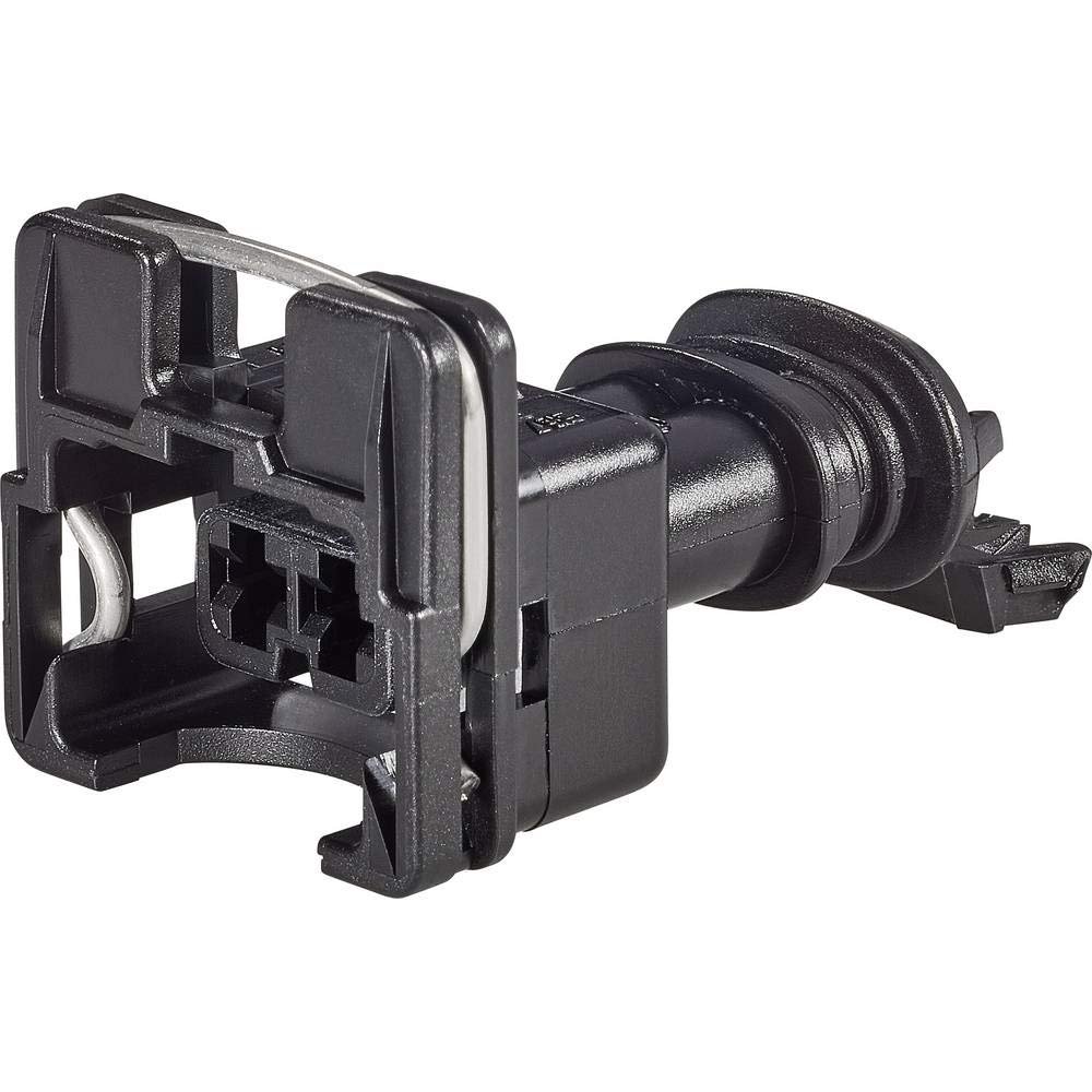 282762-1, Conn Housing RCP 2 POS 5mm Crimp ST Cable Mount Black Bag Automotive