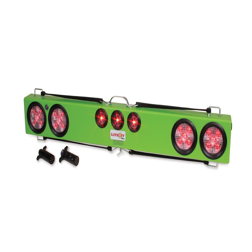 Lite-it 48" Wireless Towing LED Light Bar with 7 Pin Round Transmitter, 12V Rechargeable