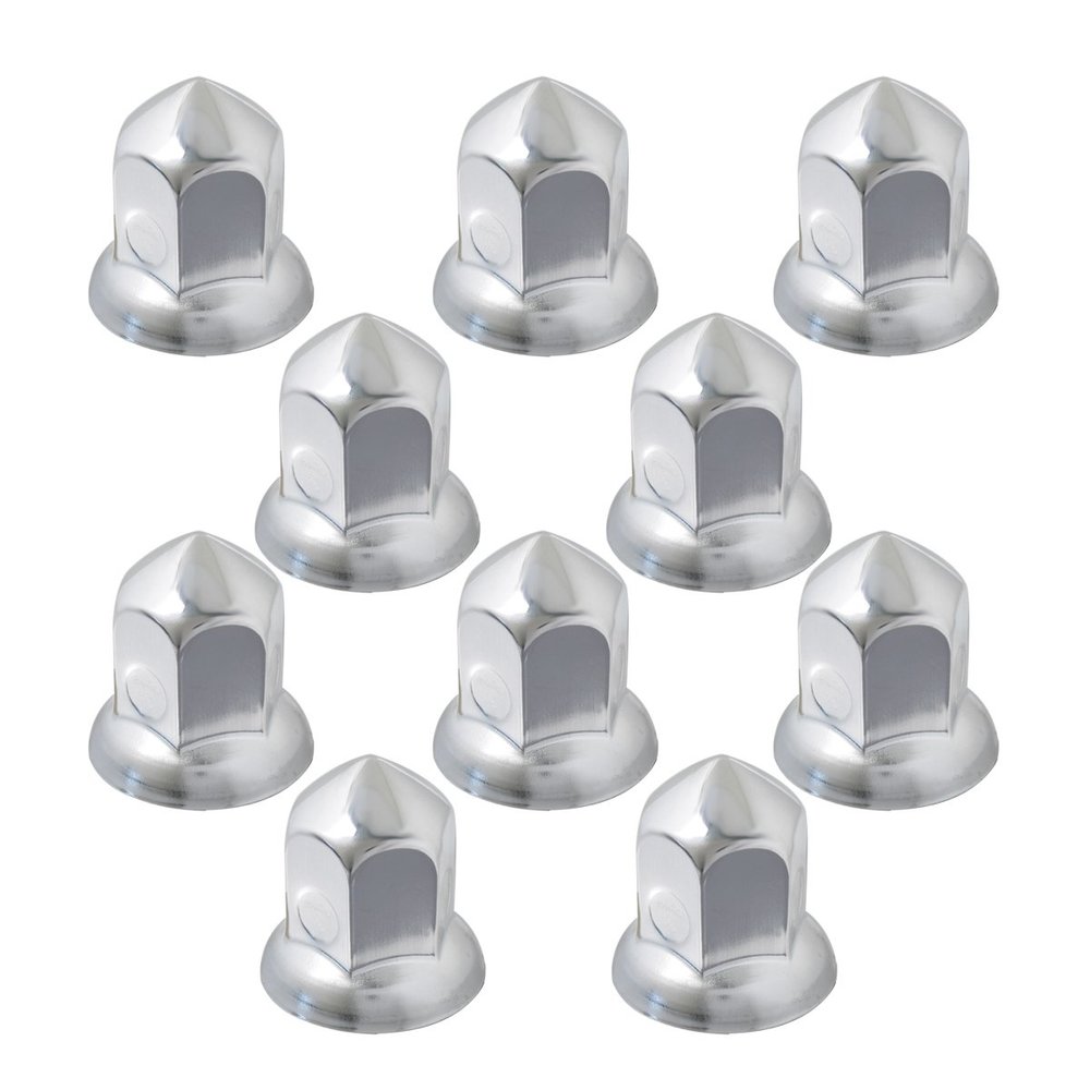 GG Grand General 10273SP 33 mm X 2-1/8 Inches H Chrome Steel Cone Push-On Nut Cover with Flange