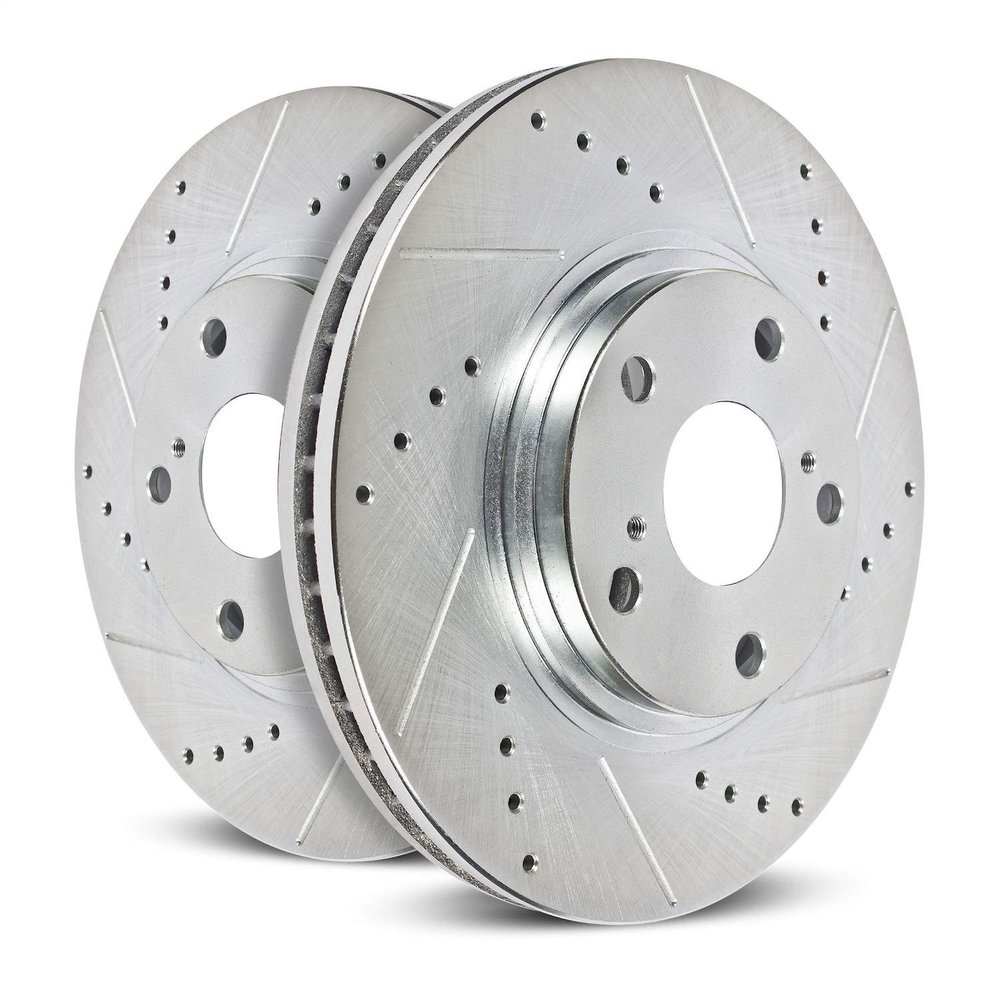 PowerStop Drilled & Slotted Brake Rotor Rear for Mini Cooper EBR1056XPR