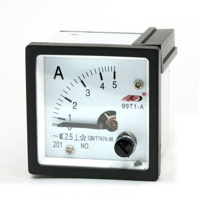 uxcell AC 0-5A Class 2.5 Square Panel Analog Meter Ammeter 99T1