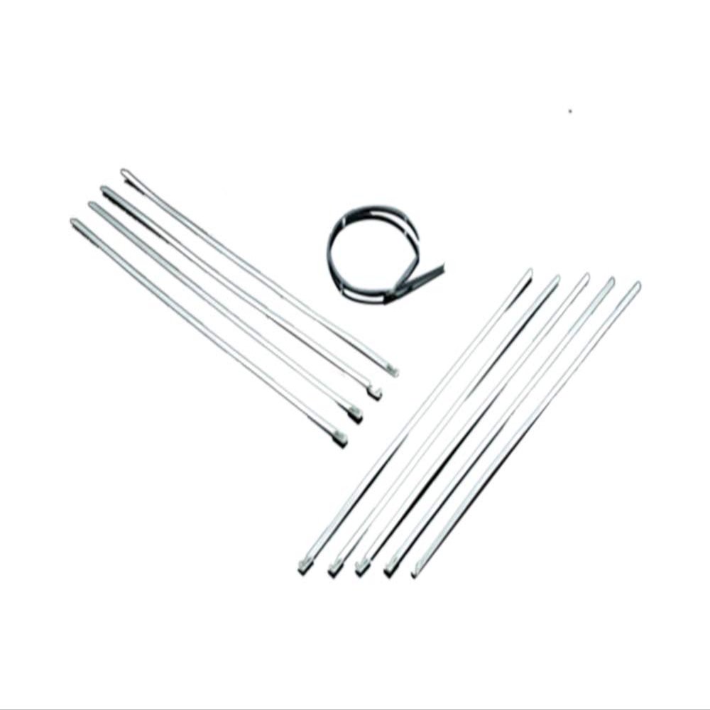 Highway Hawk Stainless Steel Straps 10Pcs - HH-65-050