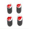GRAPHICS & MORE Ladybug - Lady Bug Tire Rim Valve Stem Caps - Black view 1