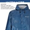 FROGG TOGGS Men's Ultra-lite2 Waterproof Breathable Rain Jacket, Blue, Small view 4
