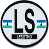Flagline Lesotho - Oval Decal (Current) view 1
