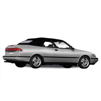 Sierra Auto Tops Convertible Top Replacement for SAAB 9-3 1998-2003, TwillFast II Canvas, Black