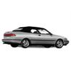 Sierra Auto Tops Convertible Top Replacement for SAAB 9-3 1998-2003, TwillFast II Canvas, Black view 1