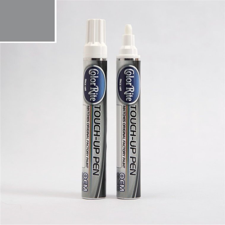 ColorRite Pen for Ford Bronco Automotive Touch-up Paint - Medium Gray Metallic Clearcoat 1P (1980) - All-Inclusive Package