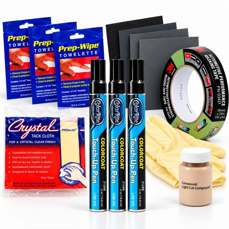 ColorRite Pen for Oldsmobile All Automotive Touch-up Paint - Tiffany Gold Poly 85 (1973) - All-Inclusive Package