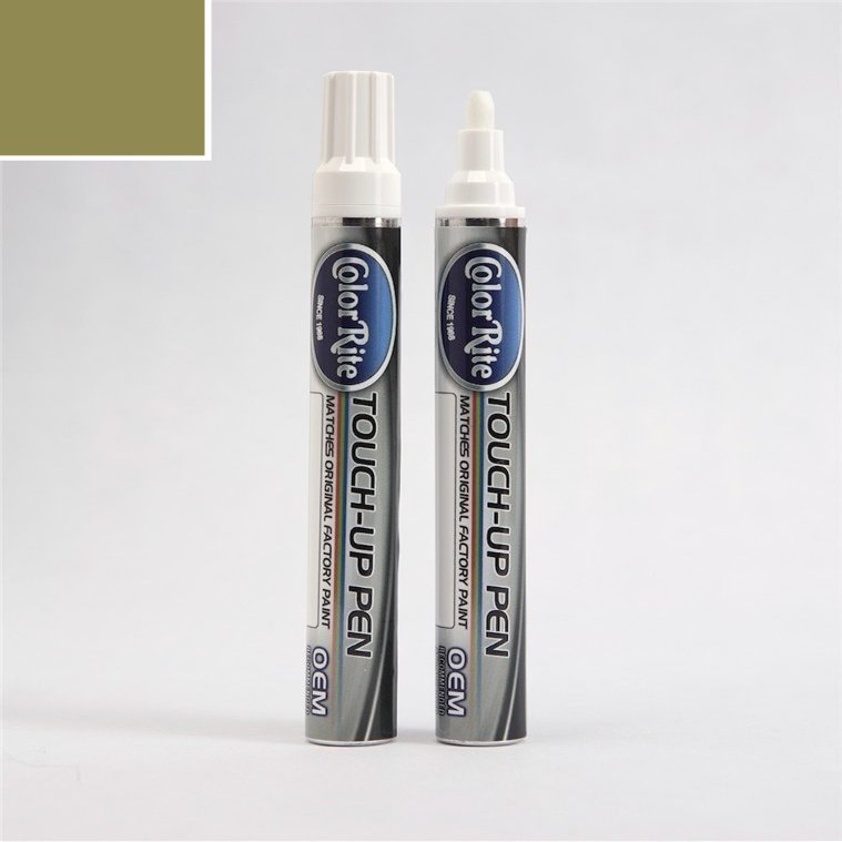 ColorRite Pen for Lincoln Mark Automotive Touch-up Paint - Medium Jade Diamond Fire Poly 7-F (1975) - Color+Clearcoat Package