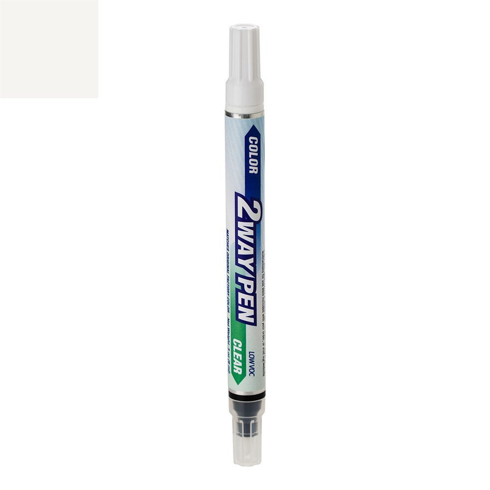 ColorRite Pen for Chevrolet Nova Automotive Touch-up Paint - Ermine White CC (1967) - Color+Clearcoat Package