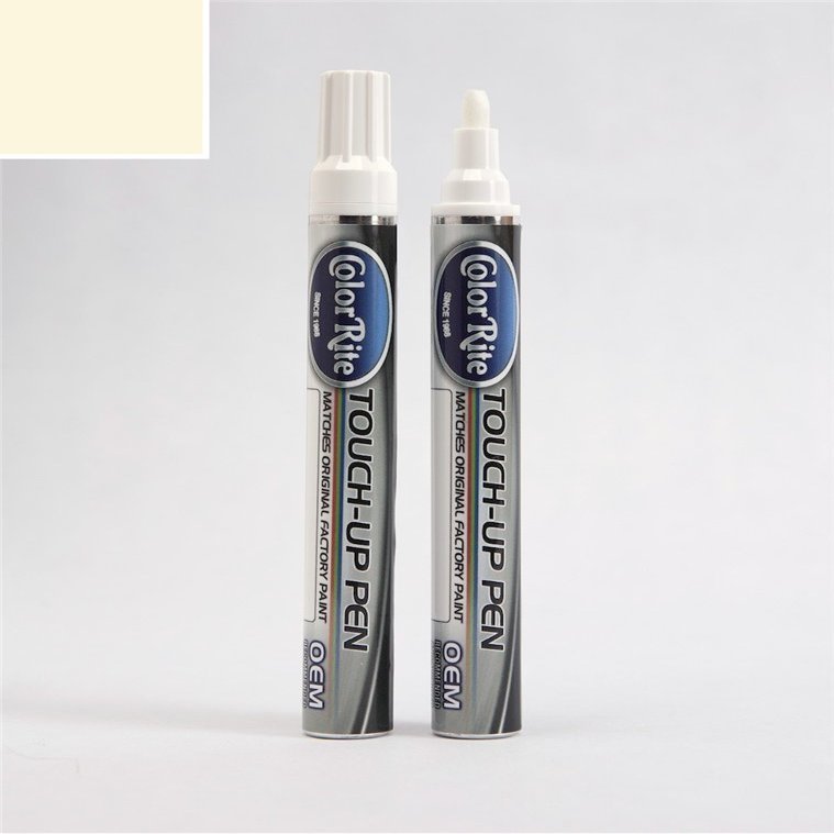 ColorRite Pen for Chevrolet All Automotive Touch-up Paint - Cameo White 11 (1975) - Color+Clearcoat Package