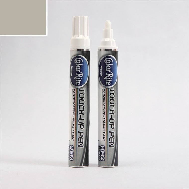 ColorRite Pen Automotive Touch-up Paint for Jeep Cherokee - Mineral Gray Metallic Clearcoat PDM - Color+Clearcoat Package