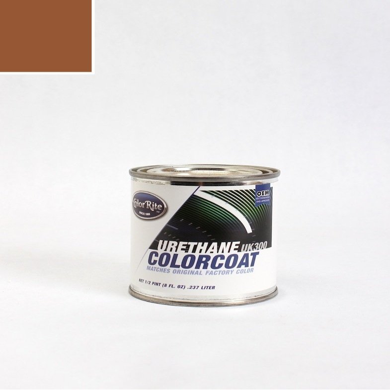 ColorRite Half-Pint for Lincoln Continental Automotive Touch-up Paint - Bronze Stardust Irid 89 (1970) - Color-Only Package