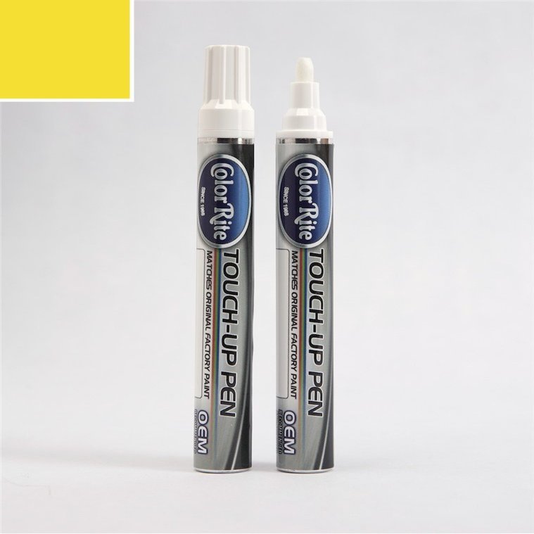 ColorRite Pen for Subaru Impreza Automotive Touch-up Paint - Sonic Yellow Clearcoat 13V - Color+Clearcoat Package