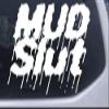 Rad Dezigns Mud Slut Offroad Off Road Car or Truck Window or Laptop Decal Sticker - White 6in X 3.5in view 1