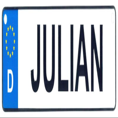 Flagline Julian - 10.5" x 2.75" European License Plate (Germany)