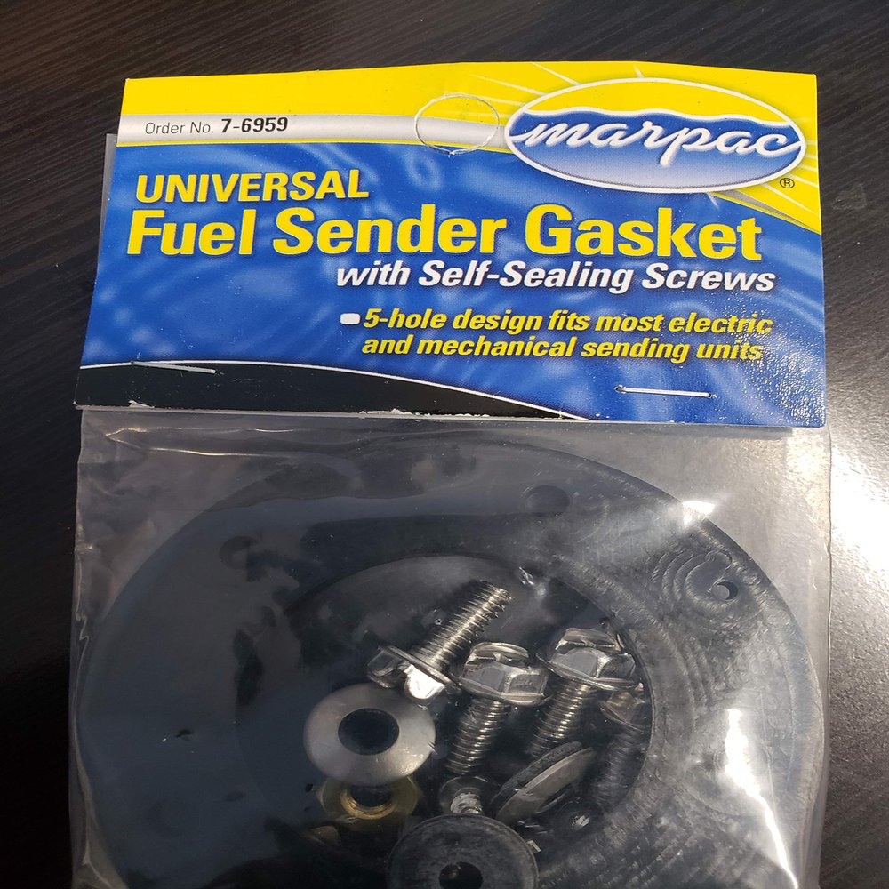 BOAT MARINE UNIVERSAL 5 HOLE FUEL SENDER GASKET KIT FITS MOST ELECTRIC AND MECHANICAL FUEL SENDERS
