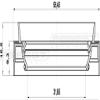 Oil Seal Axle Case 33X59X9.3X15.5 Febest 95JES-33590915X Oem 38342-81X01 view 2