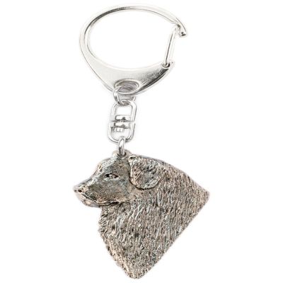 Newfoundland (Head) Made in U.K Artistic Style Dog Key Ring Collection