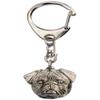 Pug (Head) Made in U.K Artistic Style Dog Key Ring Collection view 1
