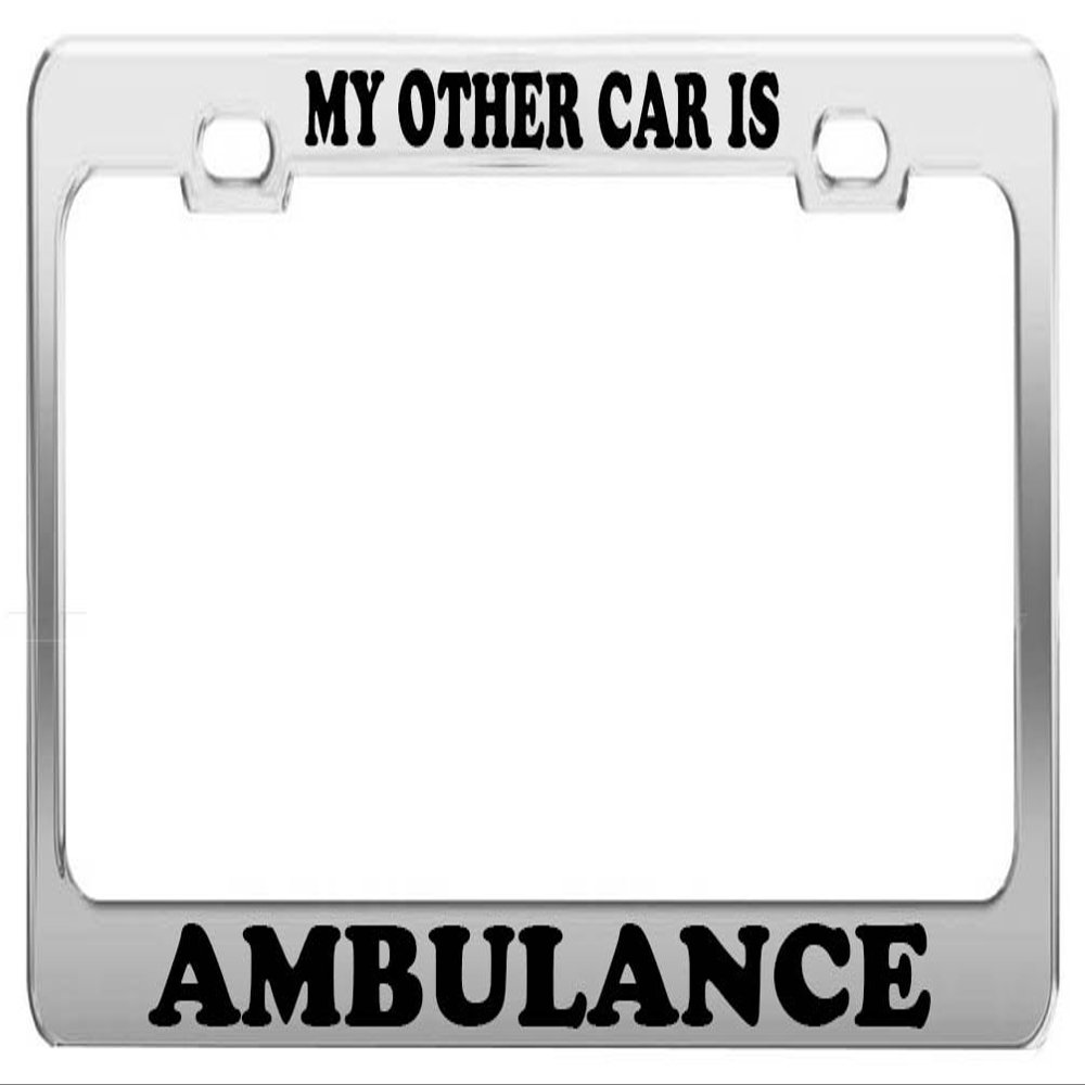 My Other CAR is Ambulance License Plate Frame Car Truck Accessory Gift