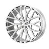 Asanti Black AB21 22X10.5 5X115 BRUSHED SLV 25MM - ABL21-22051525SL view 1