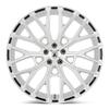 Asanti Black AB21 22X10.5 5X115 BRUSHED SLV 25MM - ABL21-22051525SL view 3