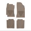 WeatherTech All-Weather Floor Mats for Toyota Corolla 1st & 2nd Row (WTCT320256), Tan view 1