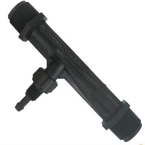 Mazzei (784-PVDF) Gas/Liquid Injector - Kynar Black 3/4" MNPT