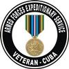 Armed Forces Expeditionary Medal Cuba Decal 3.8 Inch Decal view 1
