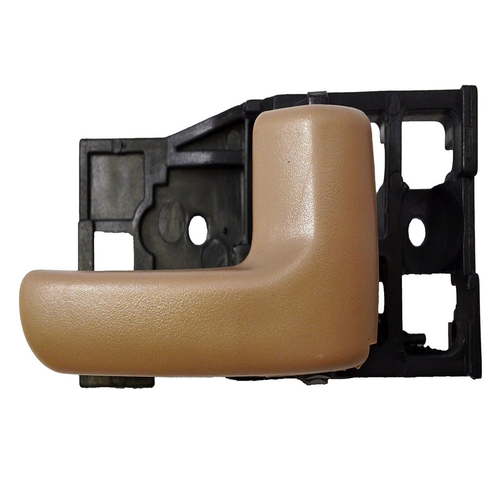 PT Auto Warehouse TO-2950B2-RR - Inside Interior Inner Door Handle, Brown (Oak) - Extended Cab Only - Passenger Side Rear
