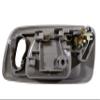 PT Auto Warehouse HO-2580MG-FR - Inside Interior Inner Door Handle, Gray Housing with Chrome Lever - 4-Door Sedan, with Power Lock Hole, Passenger Side Front view 2