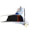 PT Auto Warehouse CH-2825M-RH - Inside Interior Inner Door Handle Lever, Chrome - Passenger Side view 1