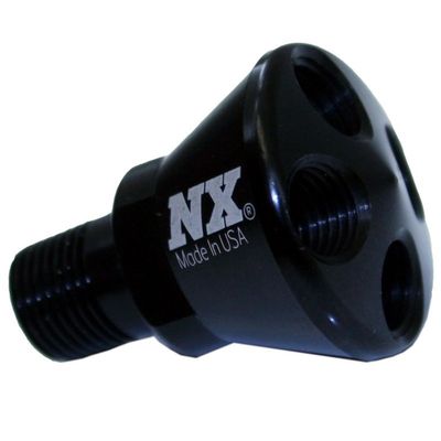 Nitrous Express 15010B 4 Port Micro SHOWERHEAD DIST Block (Black)