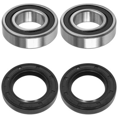 Caltric Front Wheel Ball Bearings & Seals Kit Compatible with Yamaha Xv1900 Stratoliner 1900 2006 07 09
