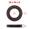 Caltric Front Wheel Ball Bearings & Seals Kit Compatible with Yamaha Xv1900 Stratoliner 1900 2006 07 09 view 3
