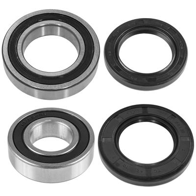 Caltric Rear Wheel Ball Bearings & Seal Kit Compatible with Yamaha Bear Tracker 250 Yfm250 2Wd 1999 2000