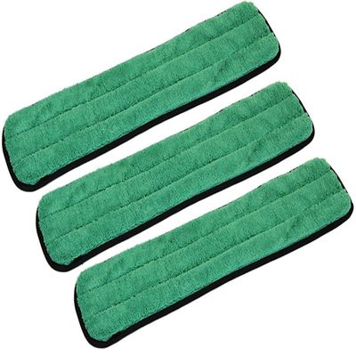 Real Clean 24 inch Microfiber Dry Dusting Mop Refill Pads for Flat Microfiber Mop Frames (Pack of 3)