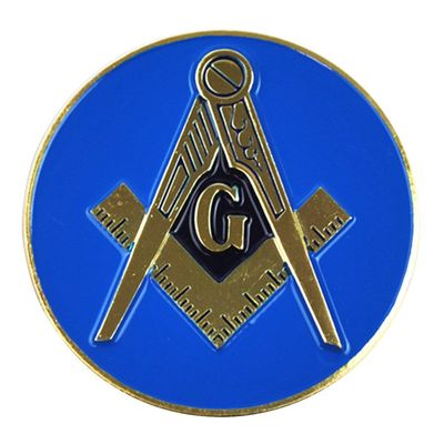 Masonic Round Car Badges